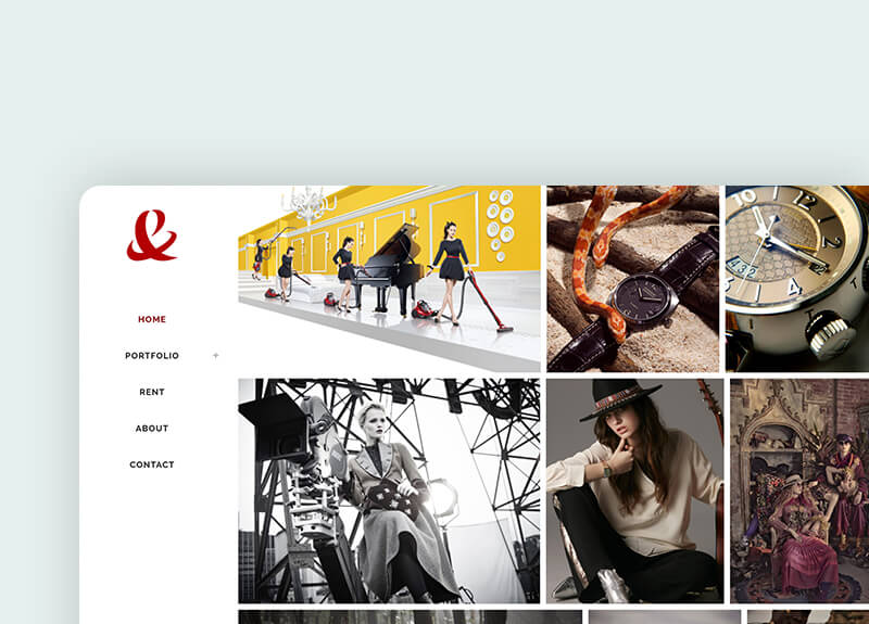 網頁設計作品範例｜以及視覺
